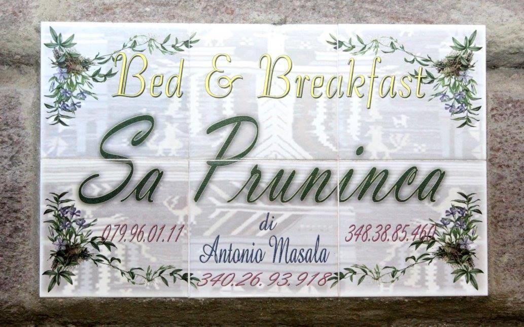 Bed and Breakfast Sa Pruninca Villanova Monteleone Экстерьер фото